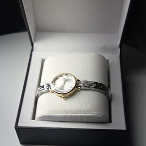 Ring Silver and Gold Women's Watch